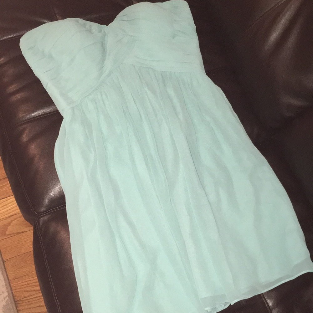 Blue/ teal short dress size 8